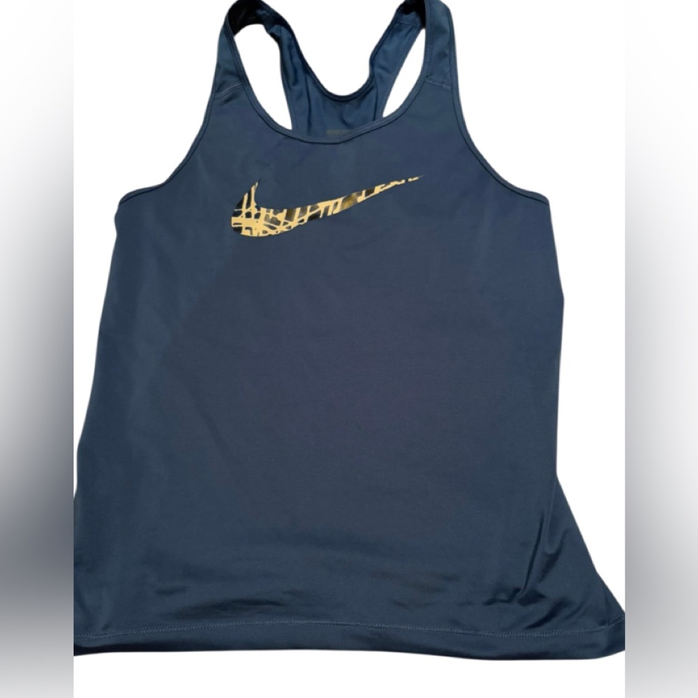 Nike Women's Blue Tank Top medium